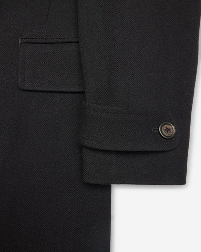 Melton Twill Officer Double Breasted Coat