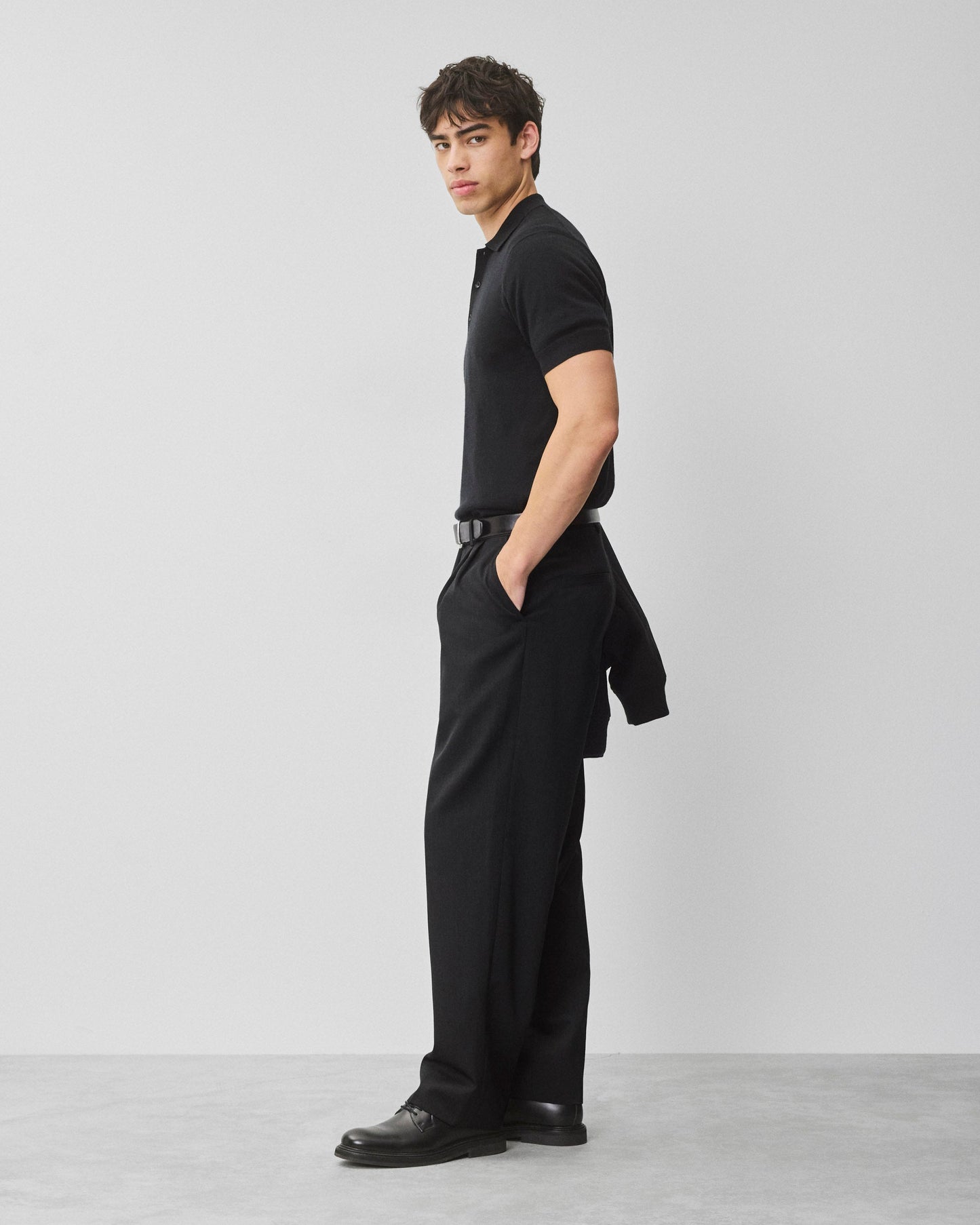 Wool Gabardine Bureau Trouser