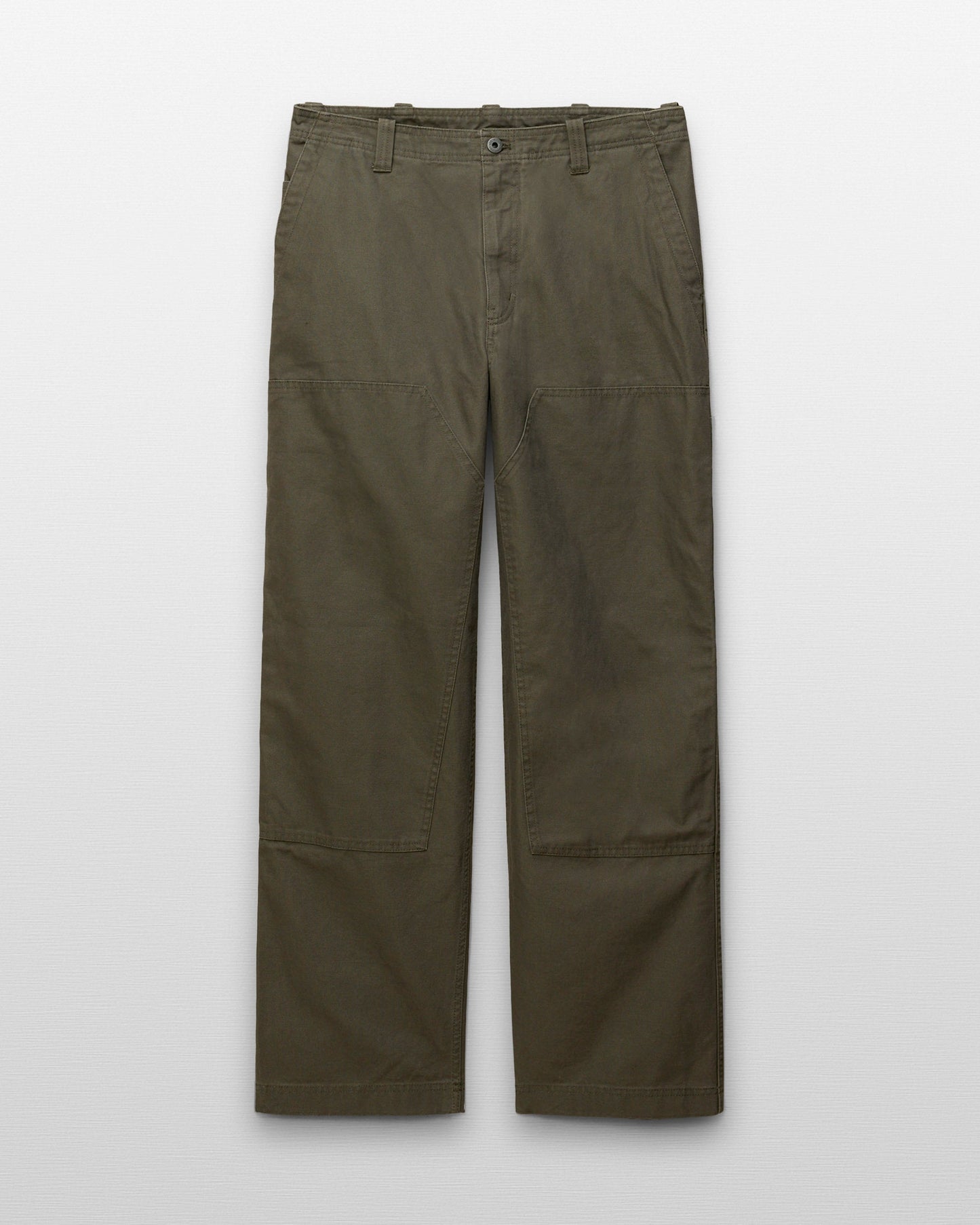 Cotton Canvas Relaxed Double Knee Pant