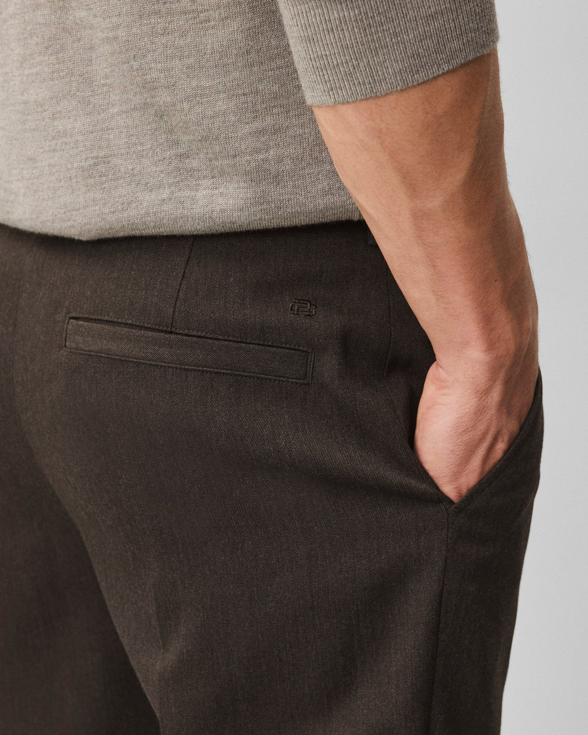 Wool Gabardine Service Pant
