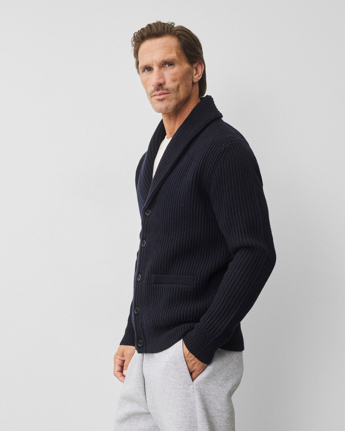 Merino Kenny Shawl Cardigan
