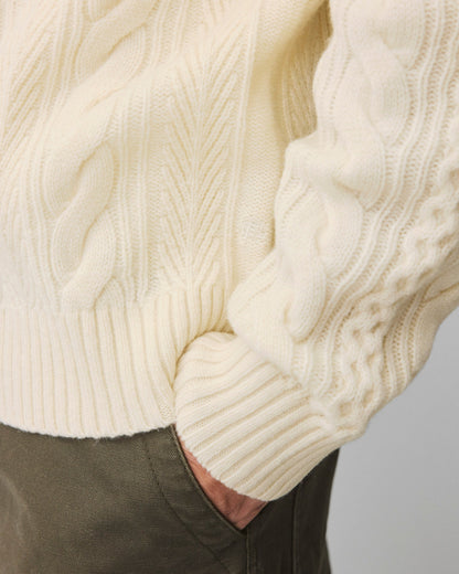 Cable Knit Meridian Crewneck