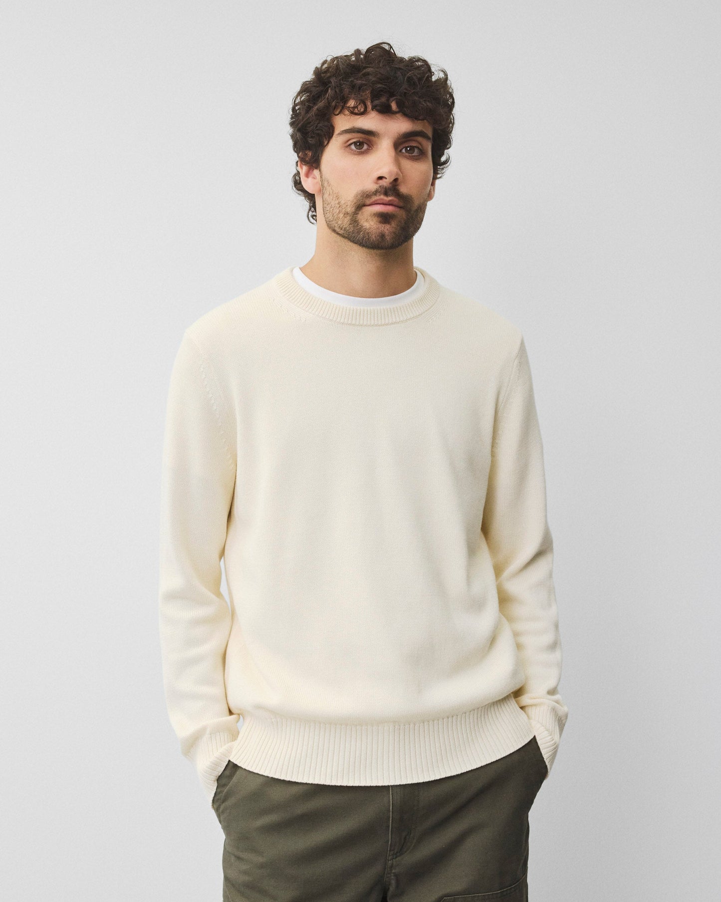 Supima Knit Bantam Crewneck