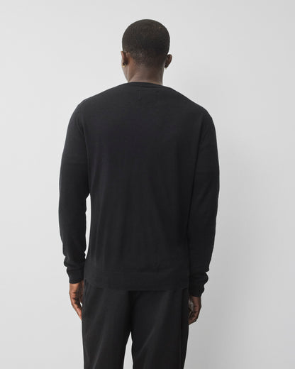 Silk Cashmere Gallery Crewneck