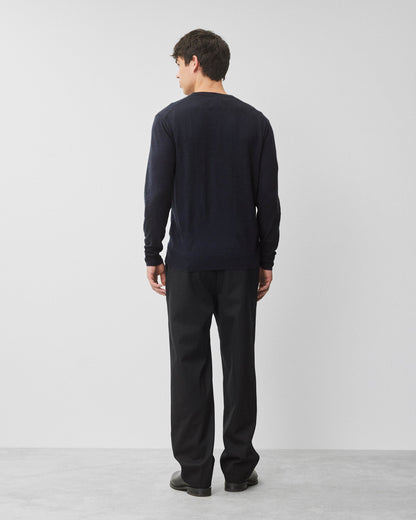 Silk Cashmere Gallery Crewneck