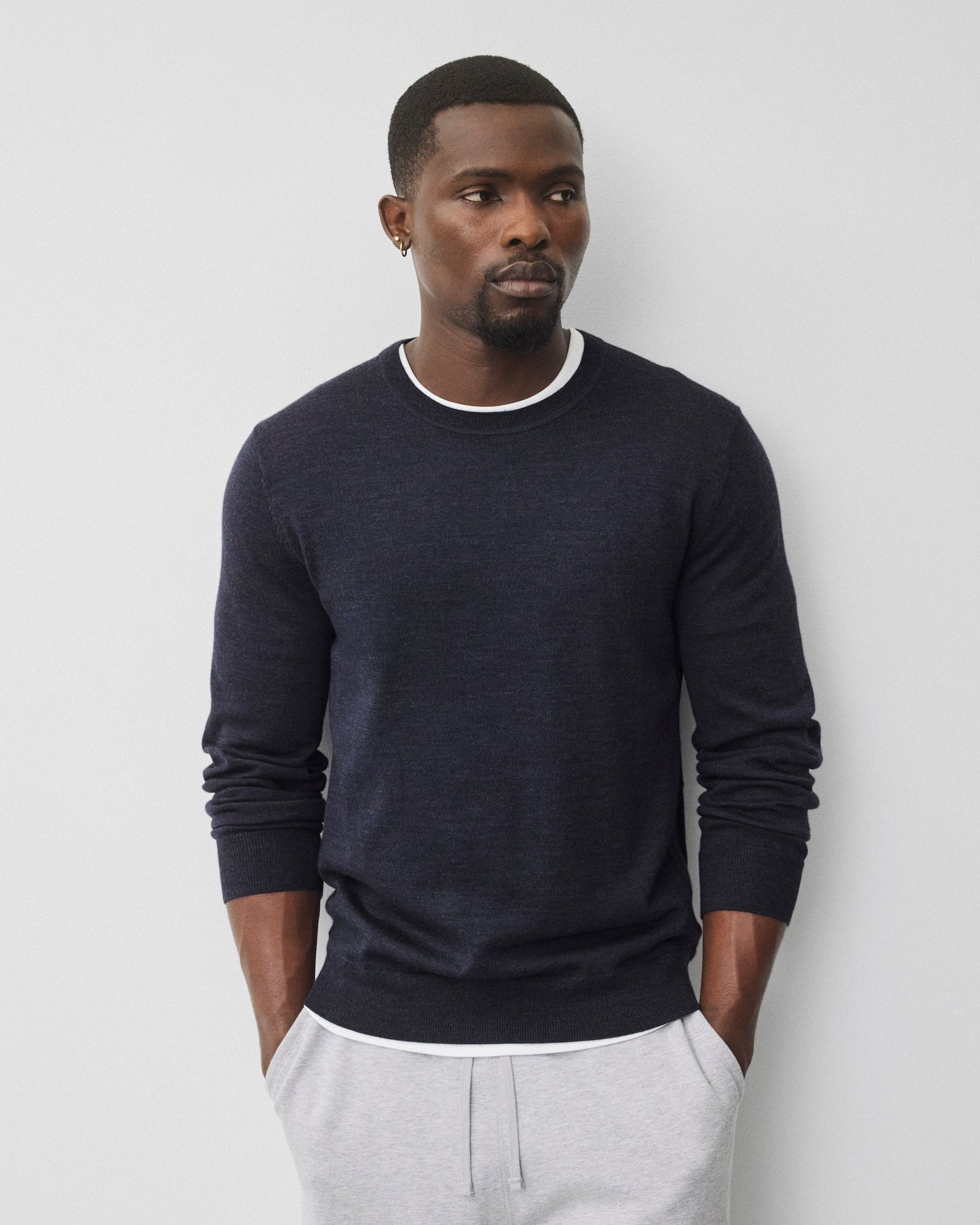 Lightweight Merino Harry Crewneck