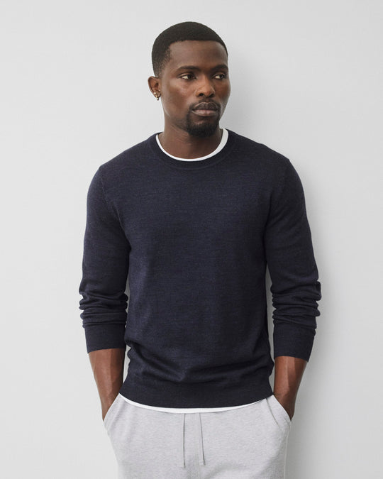 Lightweight Merino Harry Crewneck