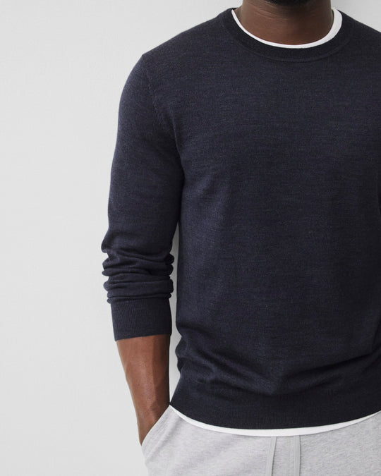 Lightweight Merino Harry Crewneck
