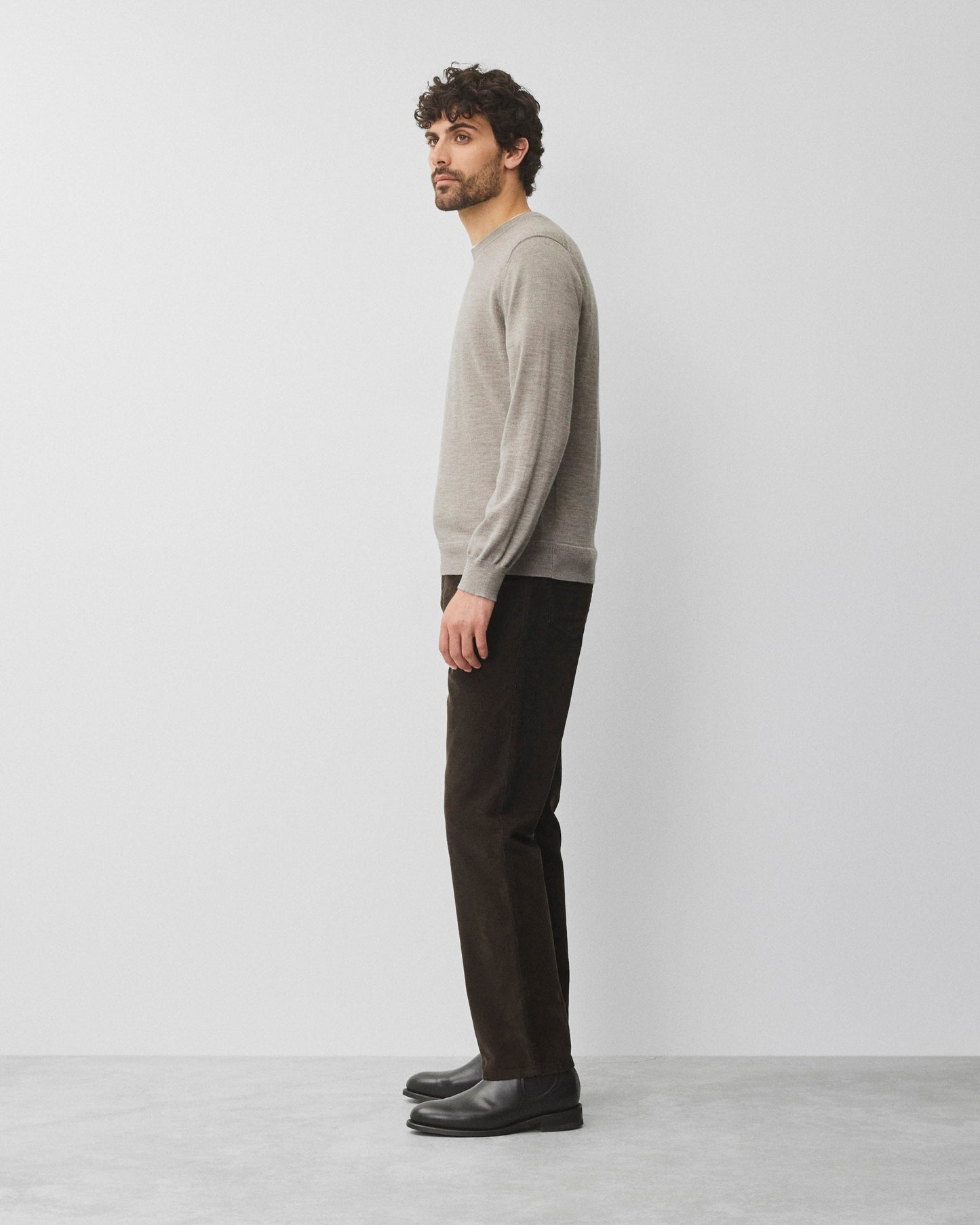 Lightweight Merino Harry Crewneck