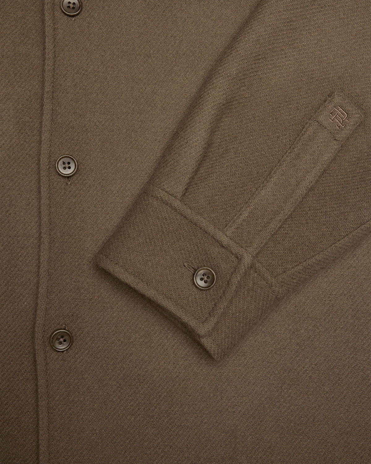 Double Face Wool Concourse Standard Overshirt