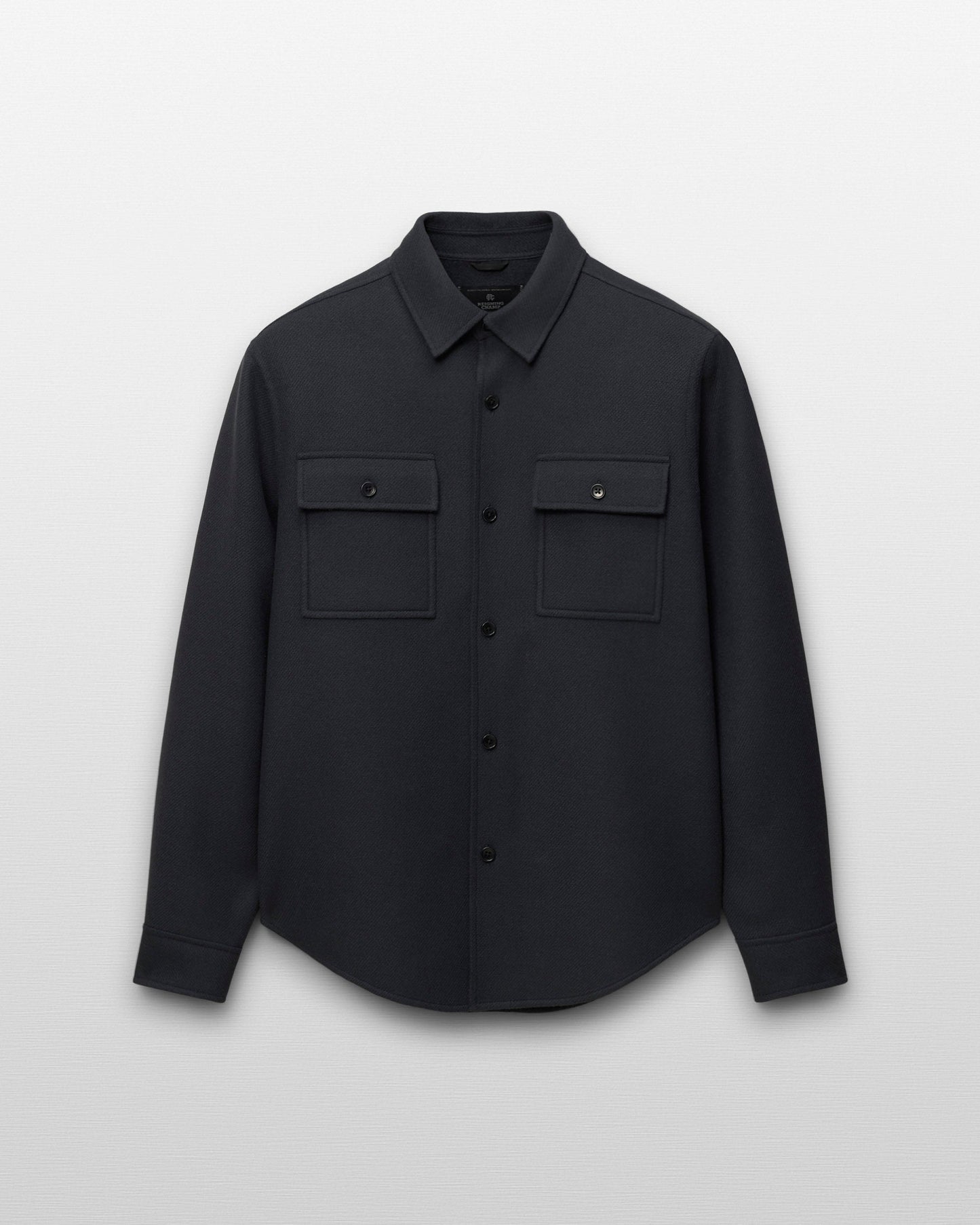 Double Face Wool Concourse Standard Overshirt