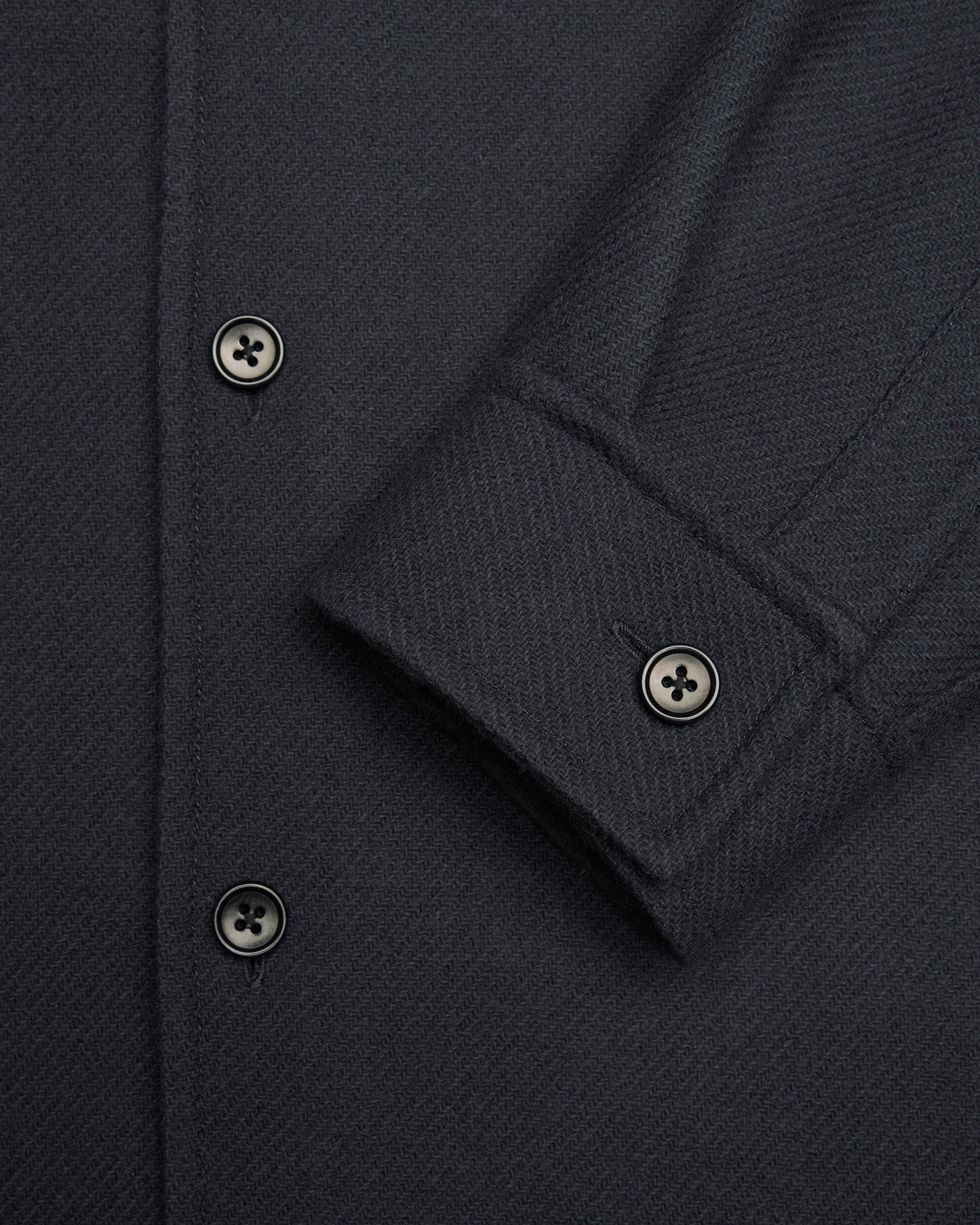 Double Face Wool Concourse Standard Overshirt