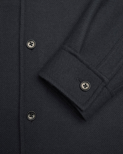Double Face Wool Concourse Standard Overshirt