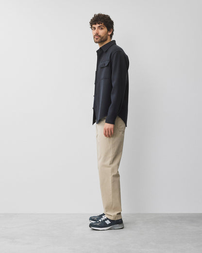 Double Face Wool Concourse Standard Overshirt
