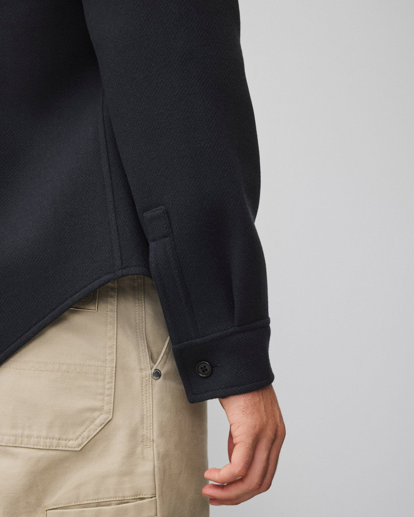 Double Face Wool Concourse Standard Overshirt