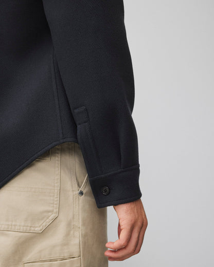 Double Face Wool Concourse Standard Overshirt