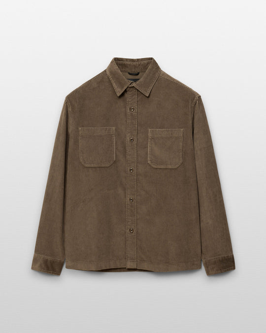 Corduroy Campus Standard Overshirt