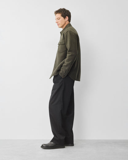 Boiled Wool Warden Standard Overshirt