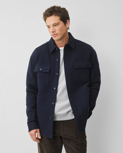Boiled Wool Warden Standard Overshirt