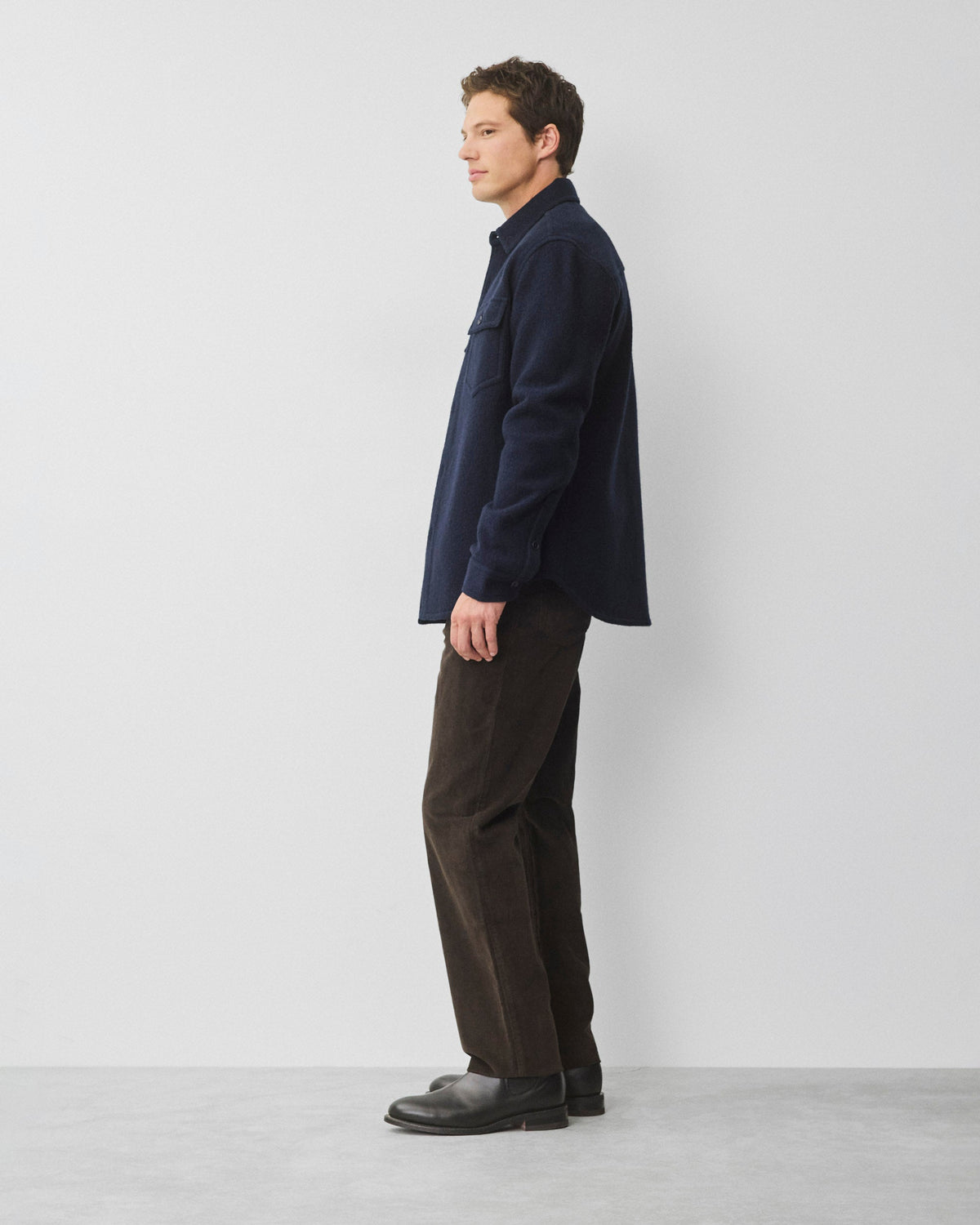 Boiled Wool Warden Standard Overshirt