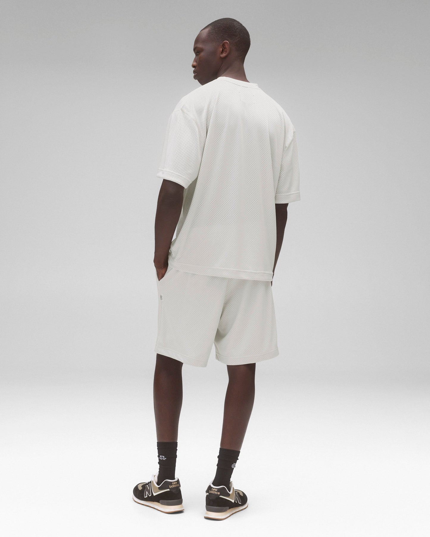 Athletic Mesh Collegiate Relaxed T-Shirt