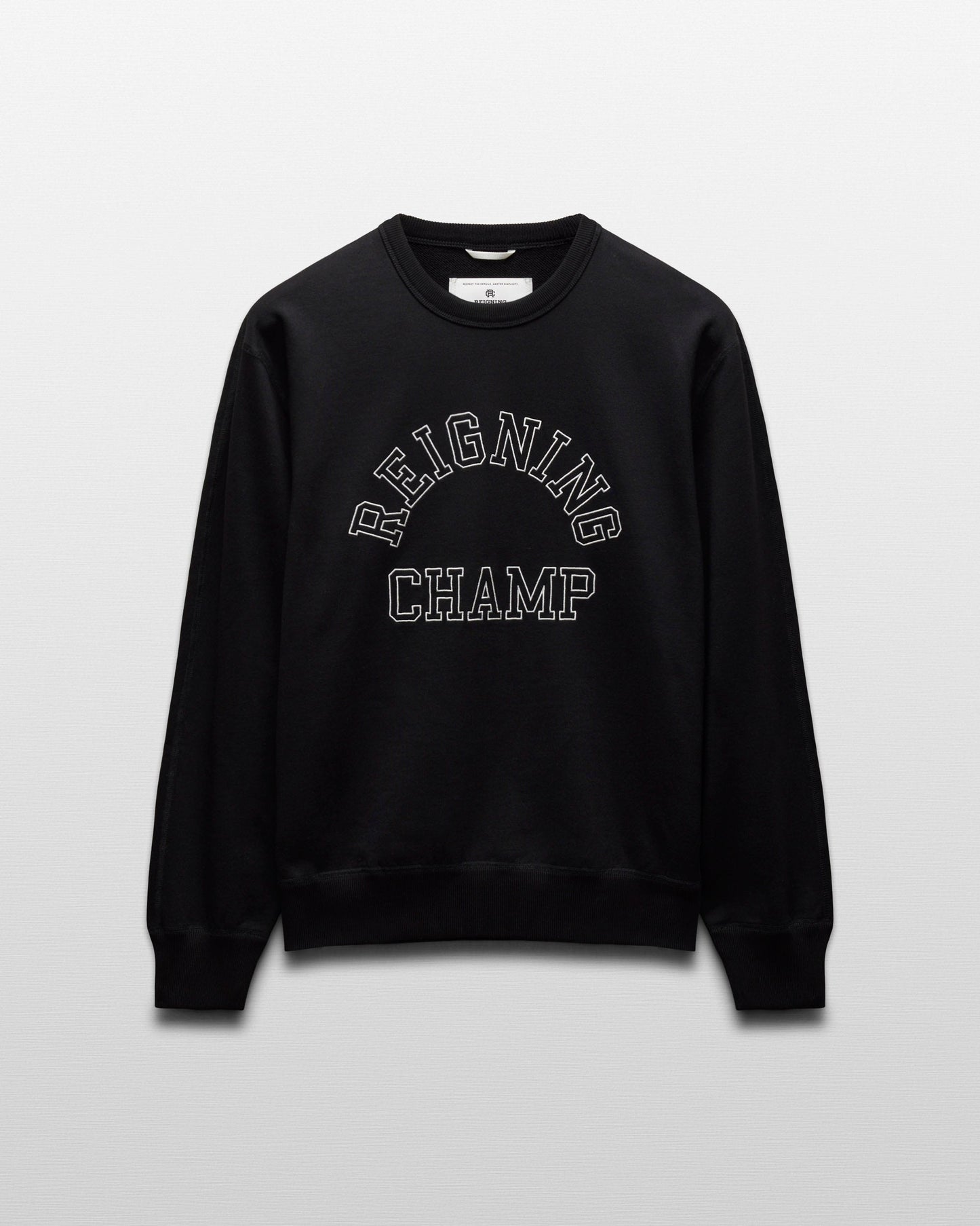Midweight Terry Arch Logo Standard Crewneck