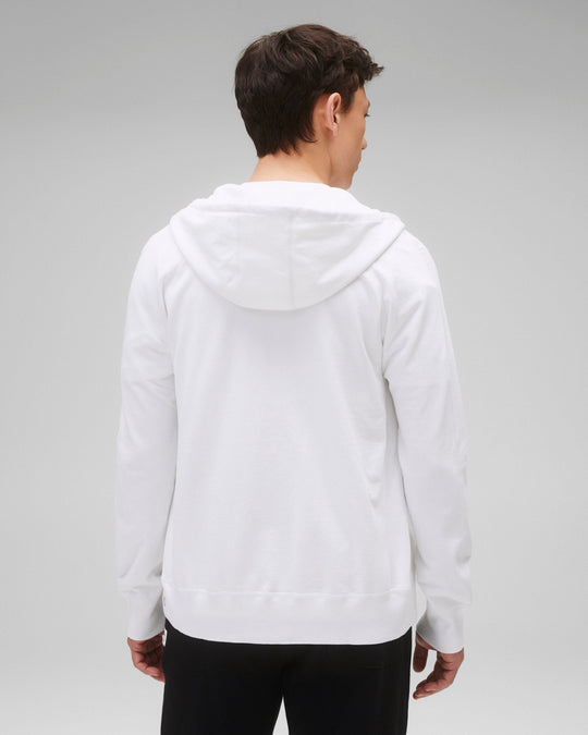 Lightweight Terry Slim Zip Hoodie