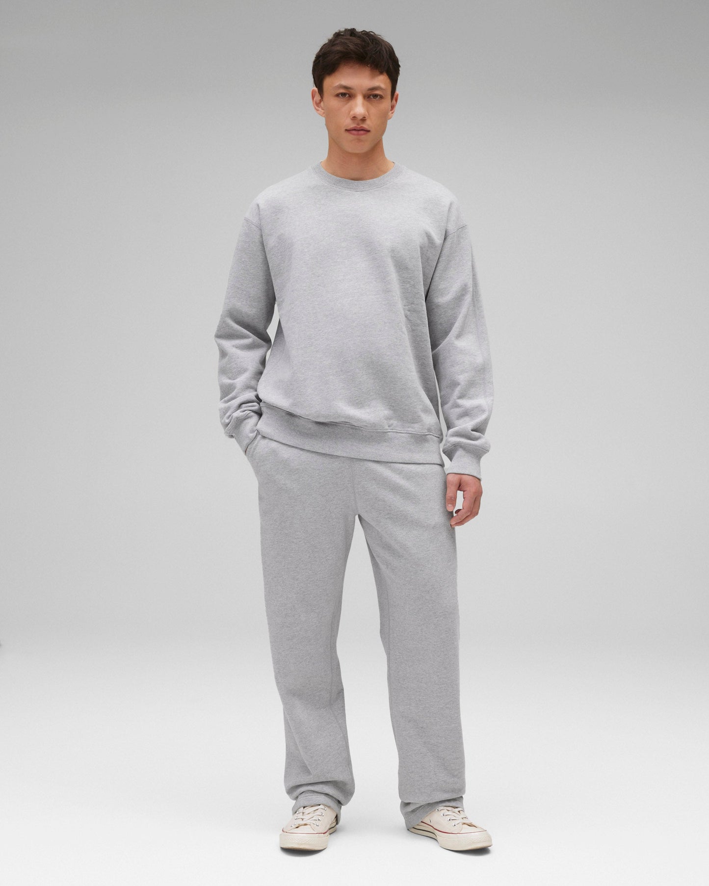 Midweight Terry Relaxed Crewneck - Vault