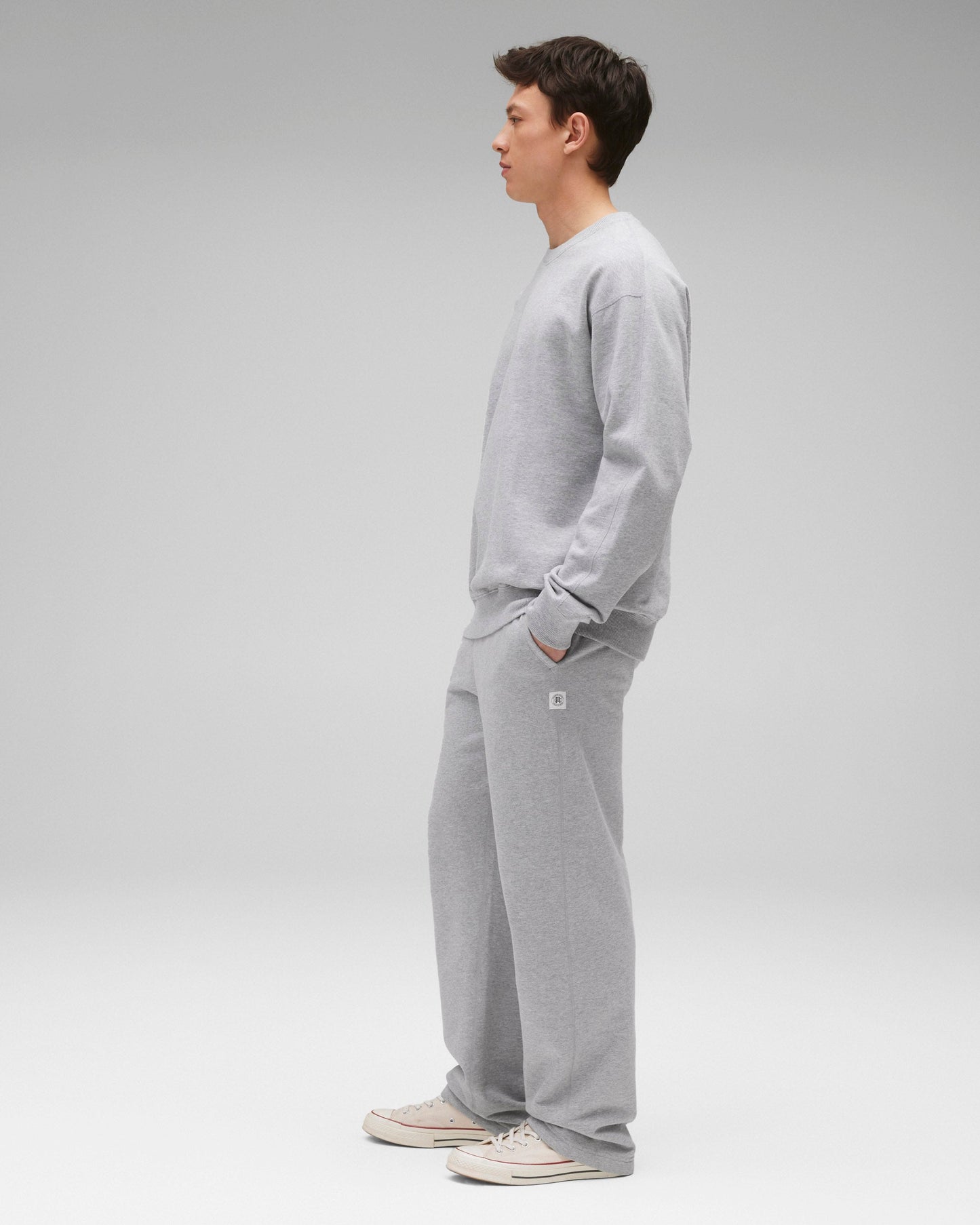 Midweight Terry Relaxed Crewneck - Vault