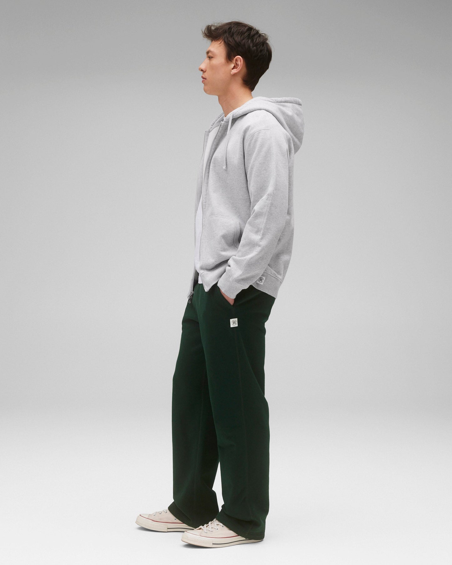 Midweight Terry Classic Full Zip Hoodie - Vault