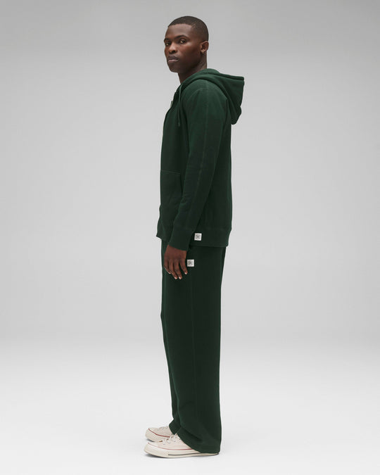 Midweight Terry Slim Zip Hoodie