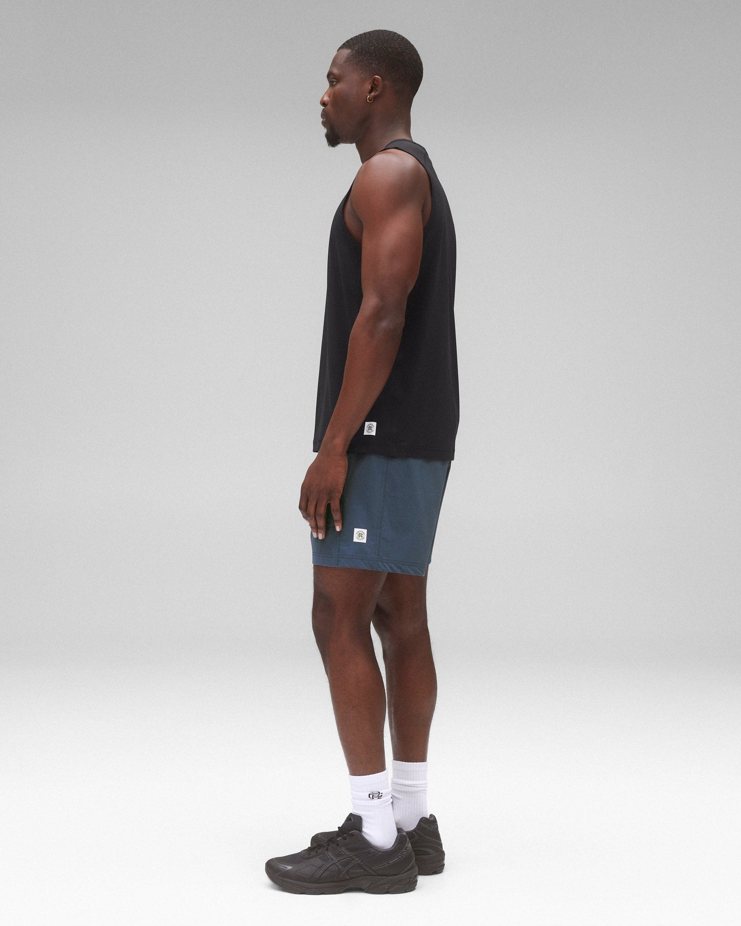 Stretch Nylon Utility Standard Swim Short 6"