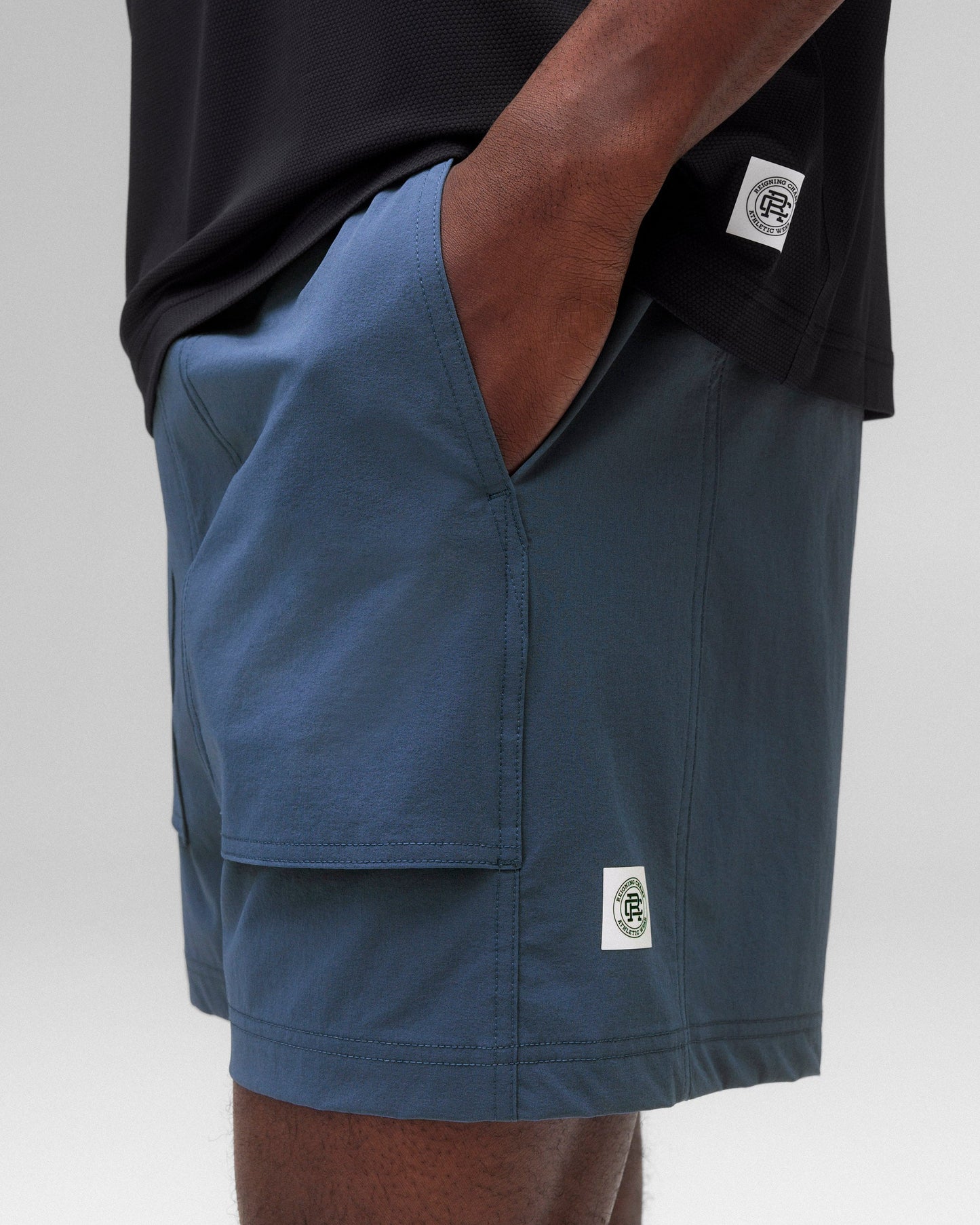 Stretch Nylon Utility Standard Swim Short 6"