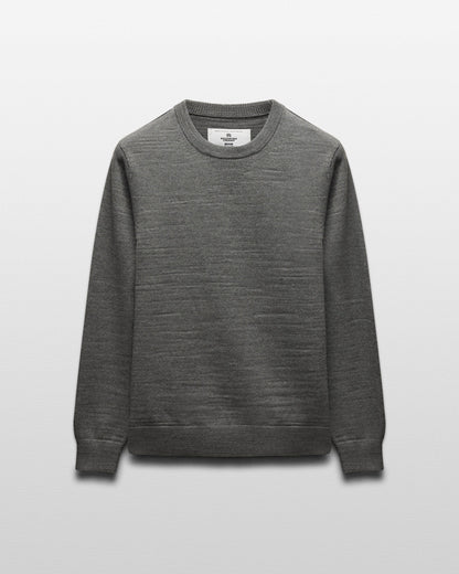 Cotton Slub Laurel Crewneck