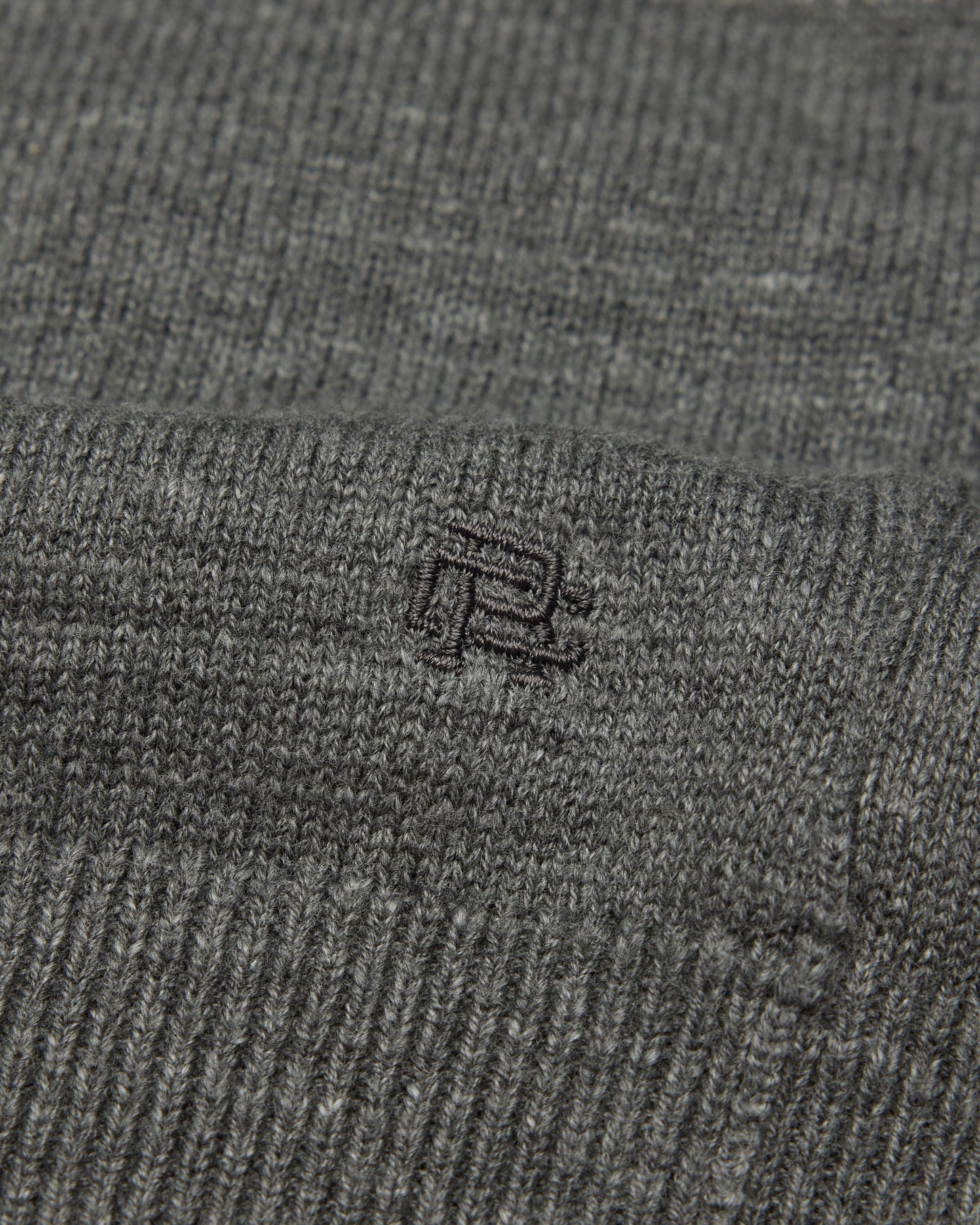 Cotton Slub Laurel Crewneck