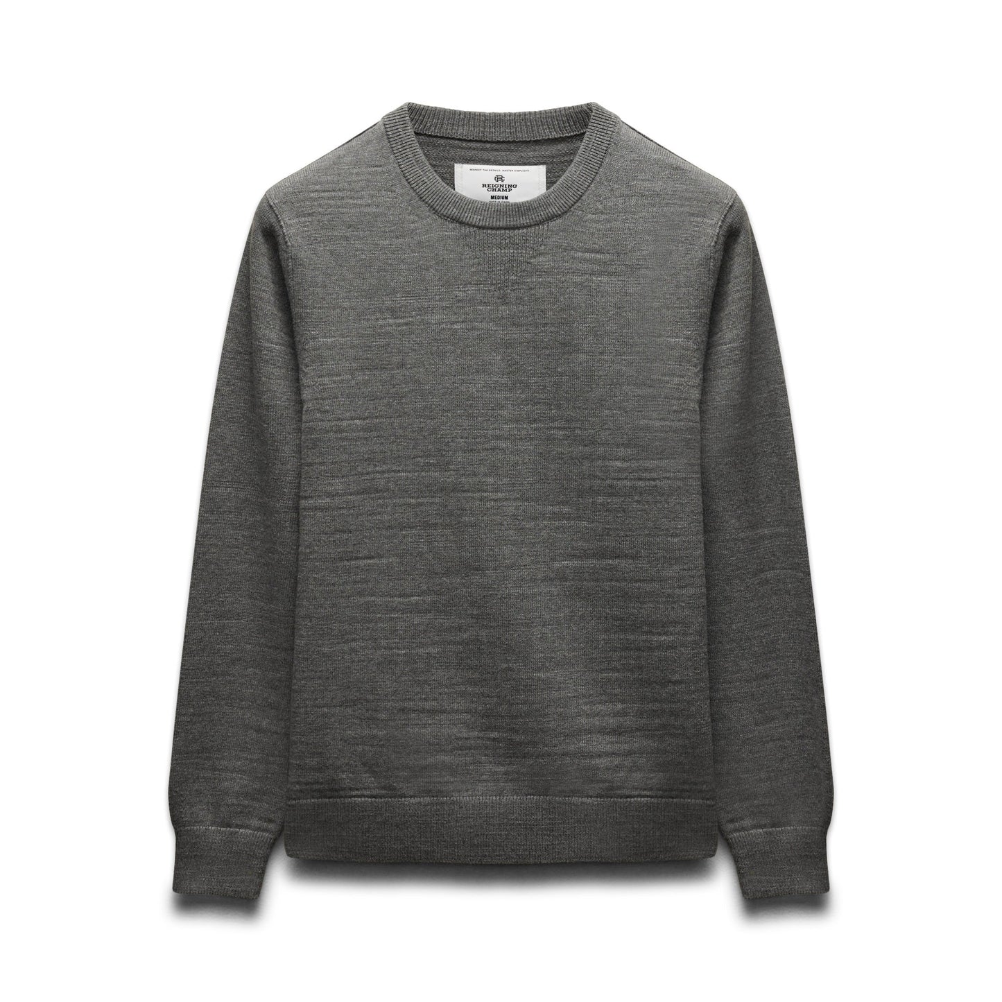 Cotton Slub Laurel Crewneck