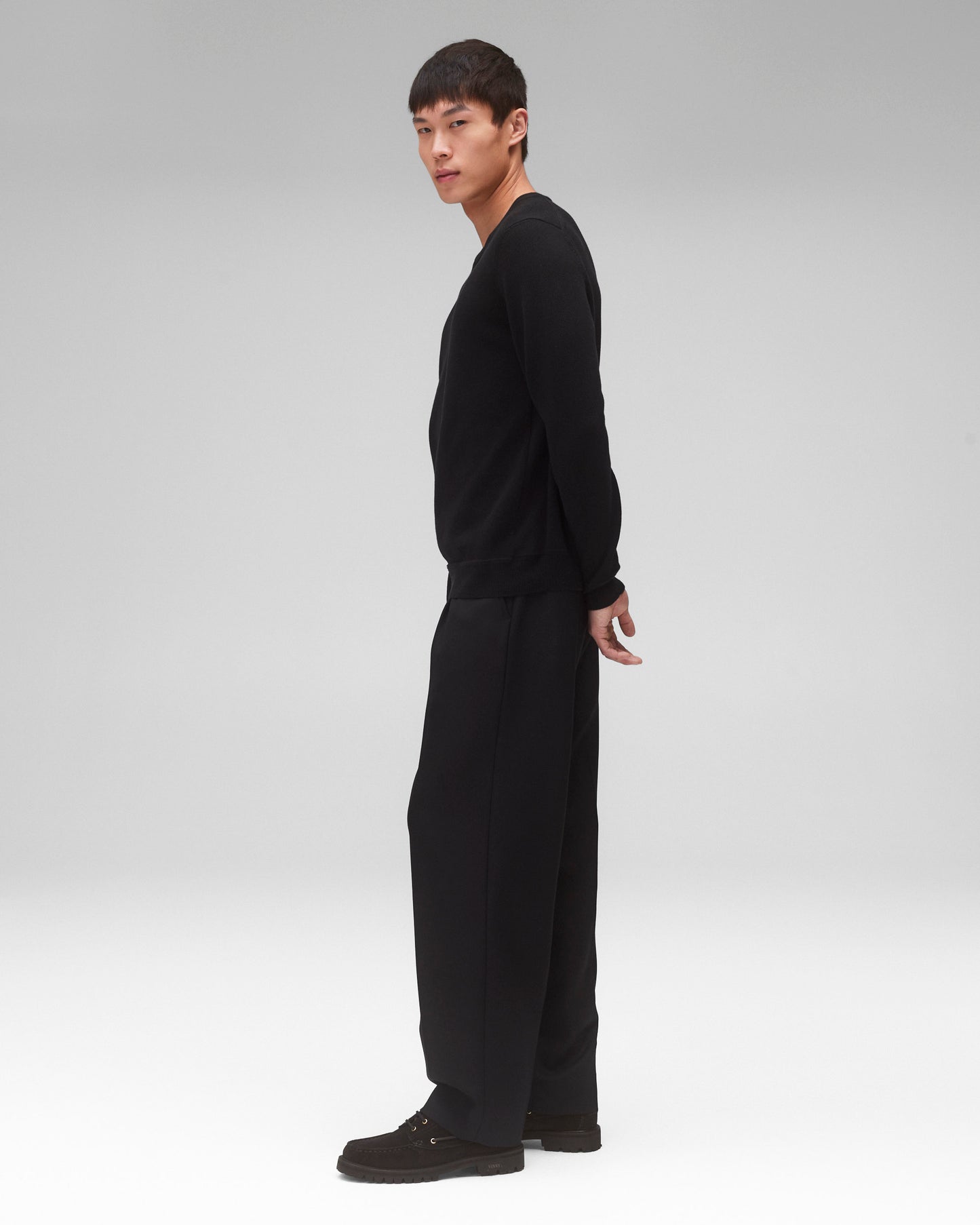 Supima Pique Ace Crewneck