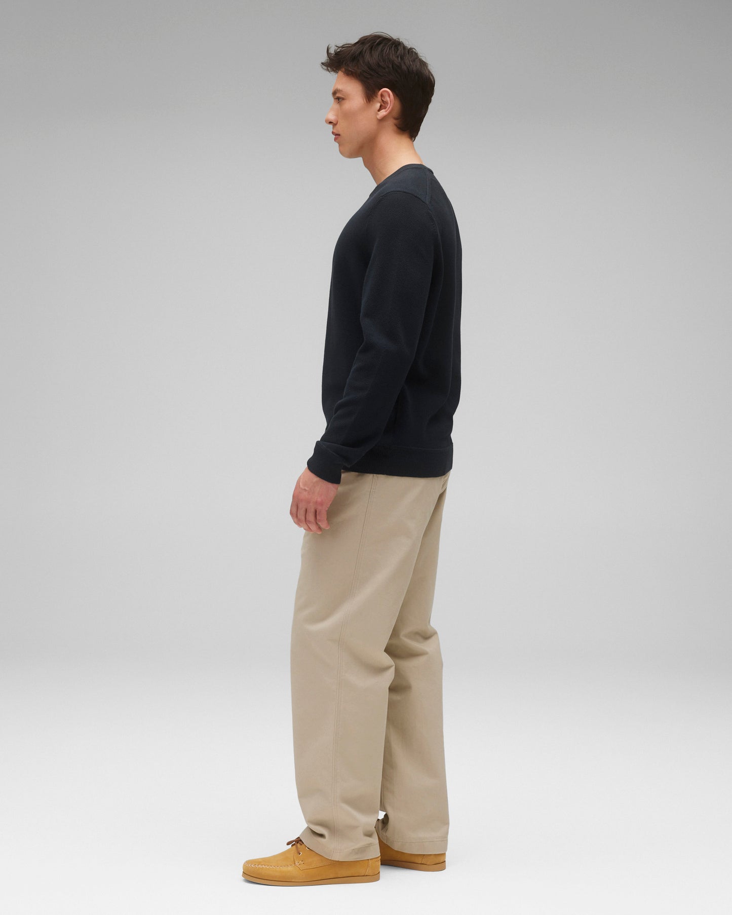 Supima Pique Ace Crewneck