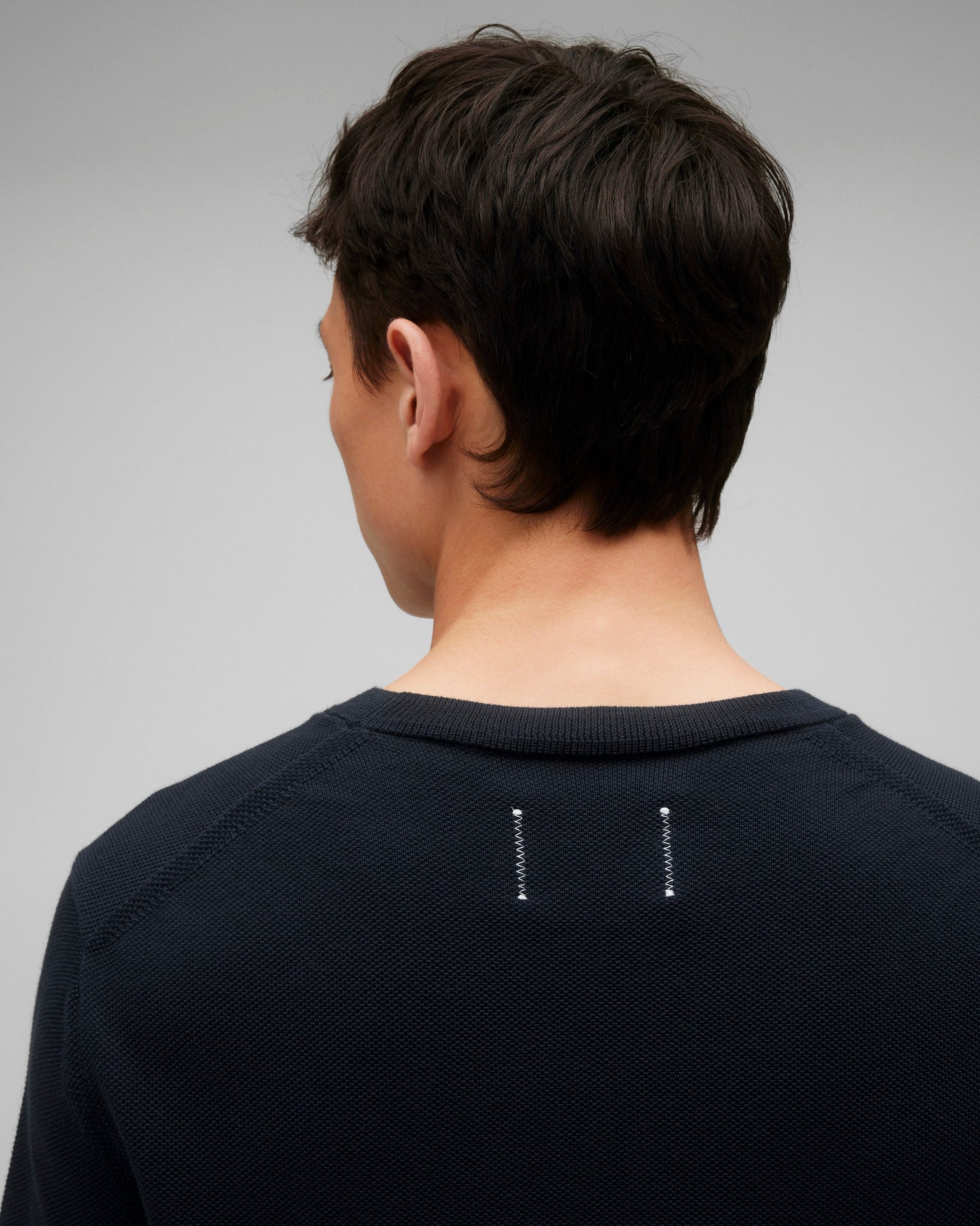 Supima Pique Ace Crewneck