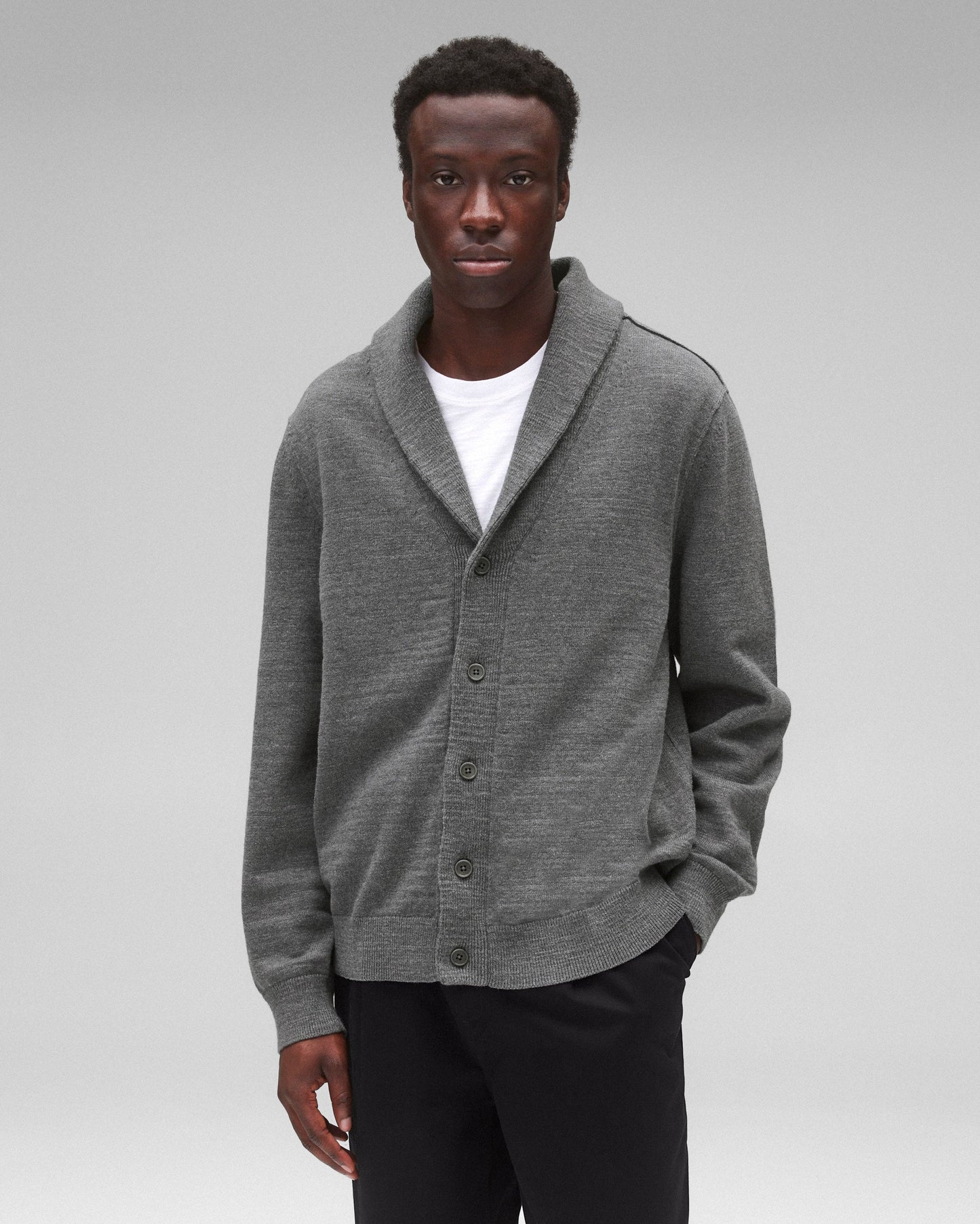 Cotton Slub Laurel Shawl Cardigan