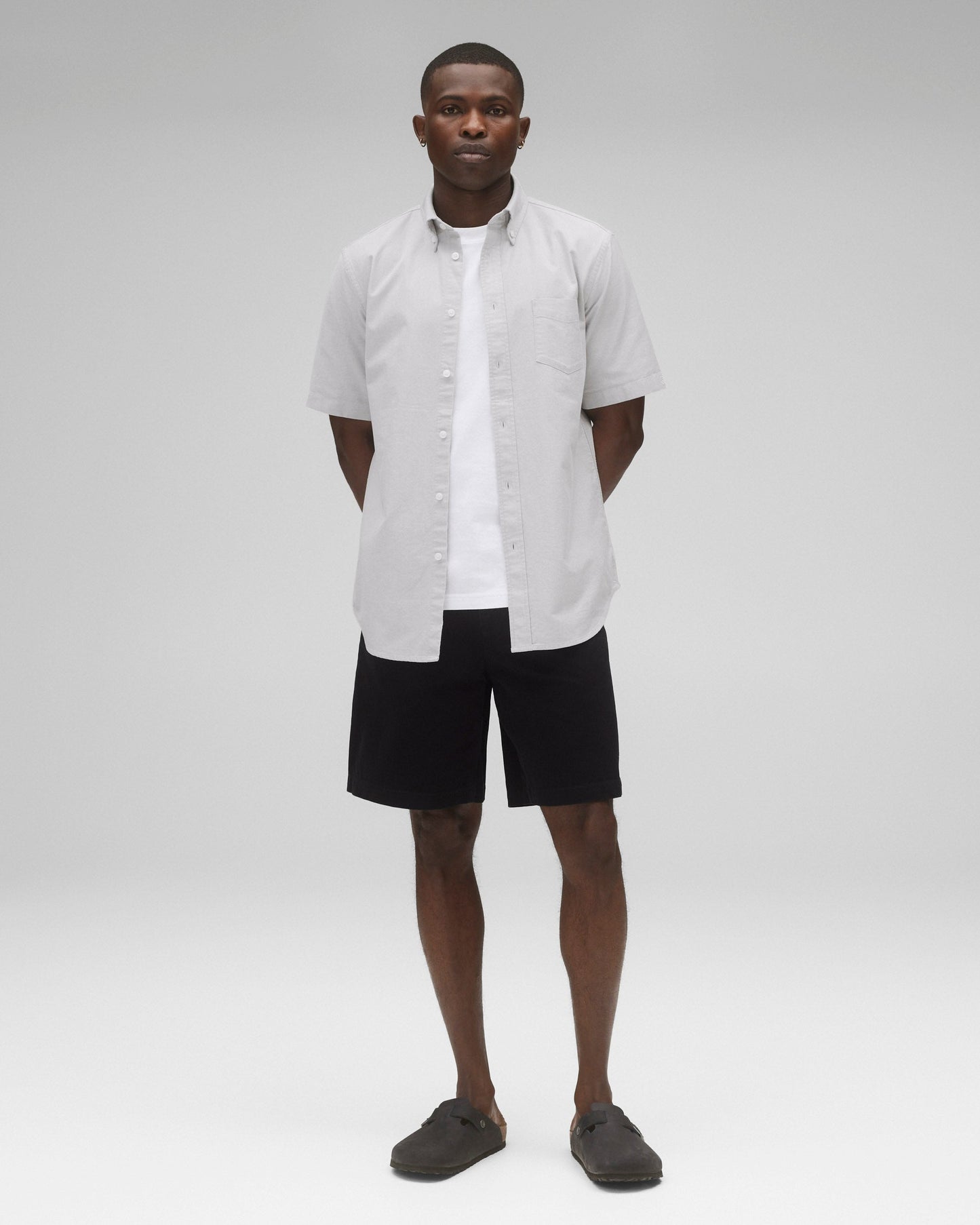 Cotton Oxford Prep Standard Short Sleeve Shirt