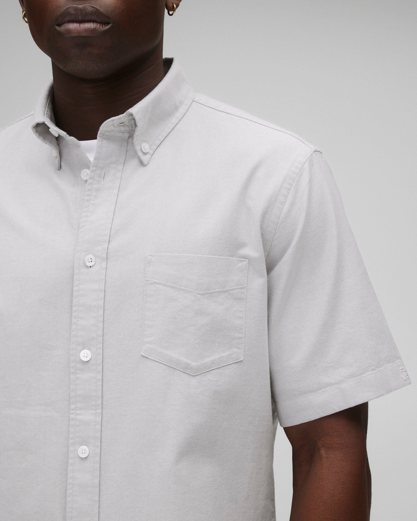 Cotton Oxford Prep Standard Short Sleeve Shirt
