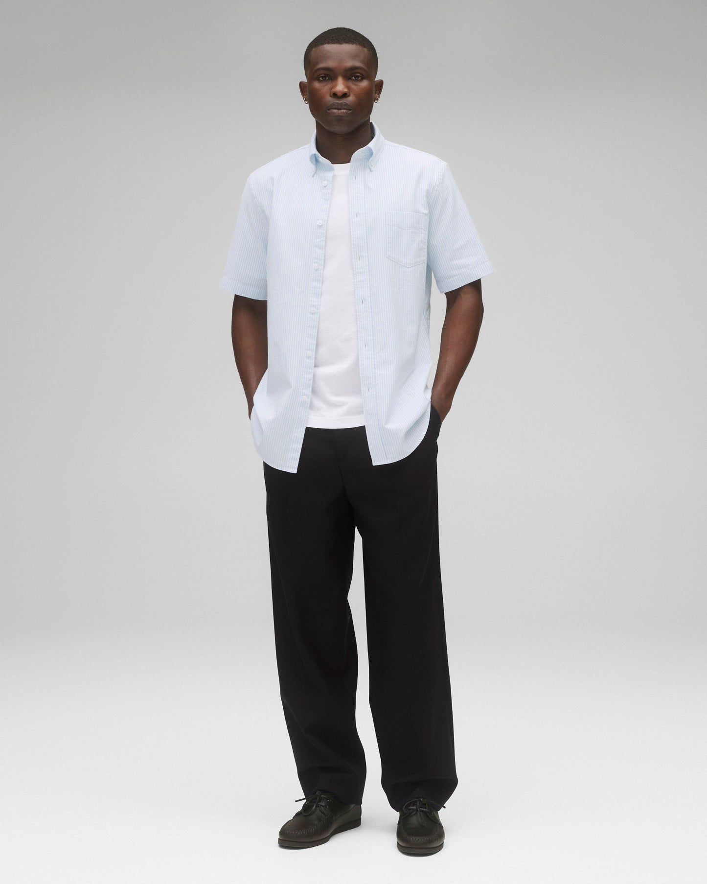 Cotton Oxford Prep Standard Short Sleeve Shirt