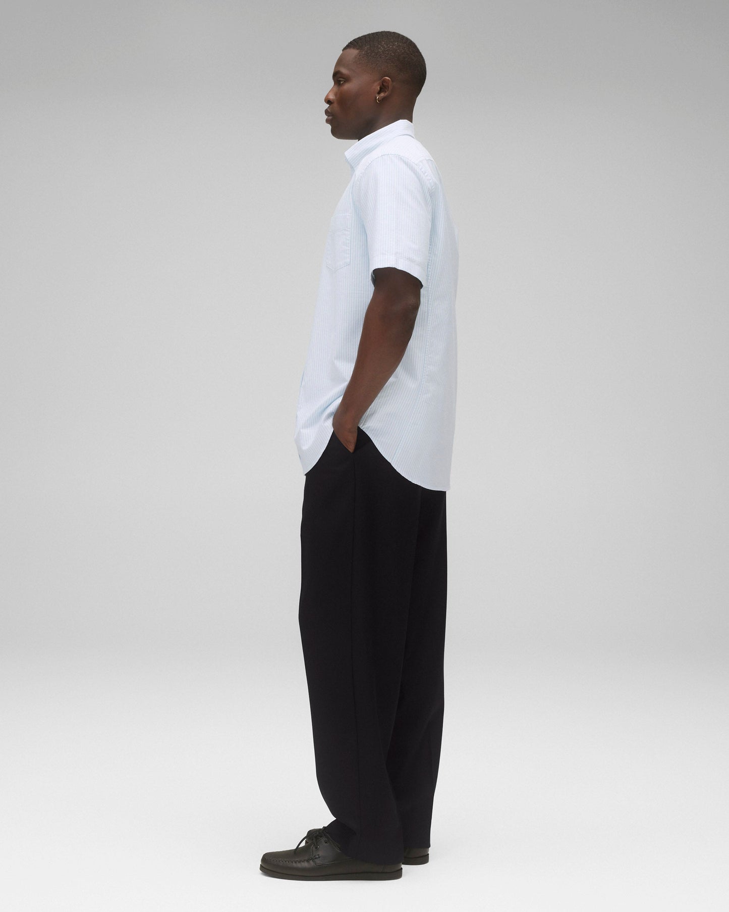 Cotton Oxford Prep Standard Short Sleeve Shirt