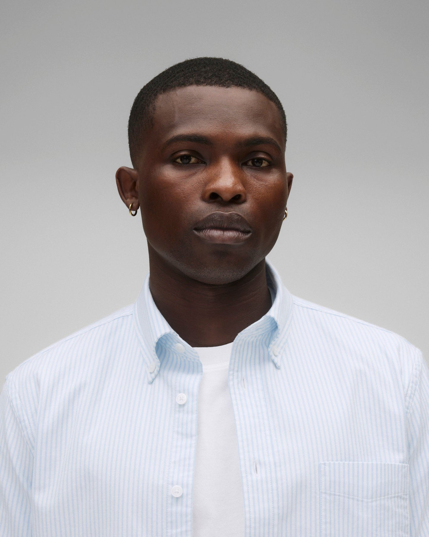 Cotton Oxford Prep Standard Short Sleeve Shirt