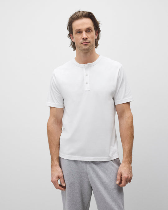 Lightweight Jersey Standard Short Sleeve Henley