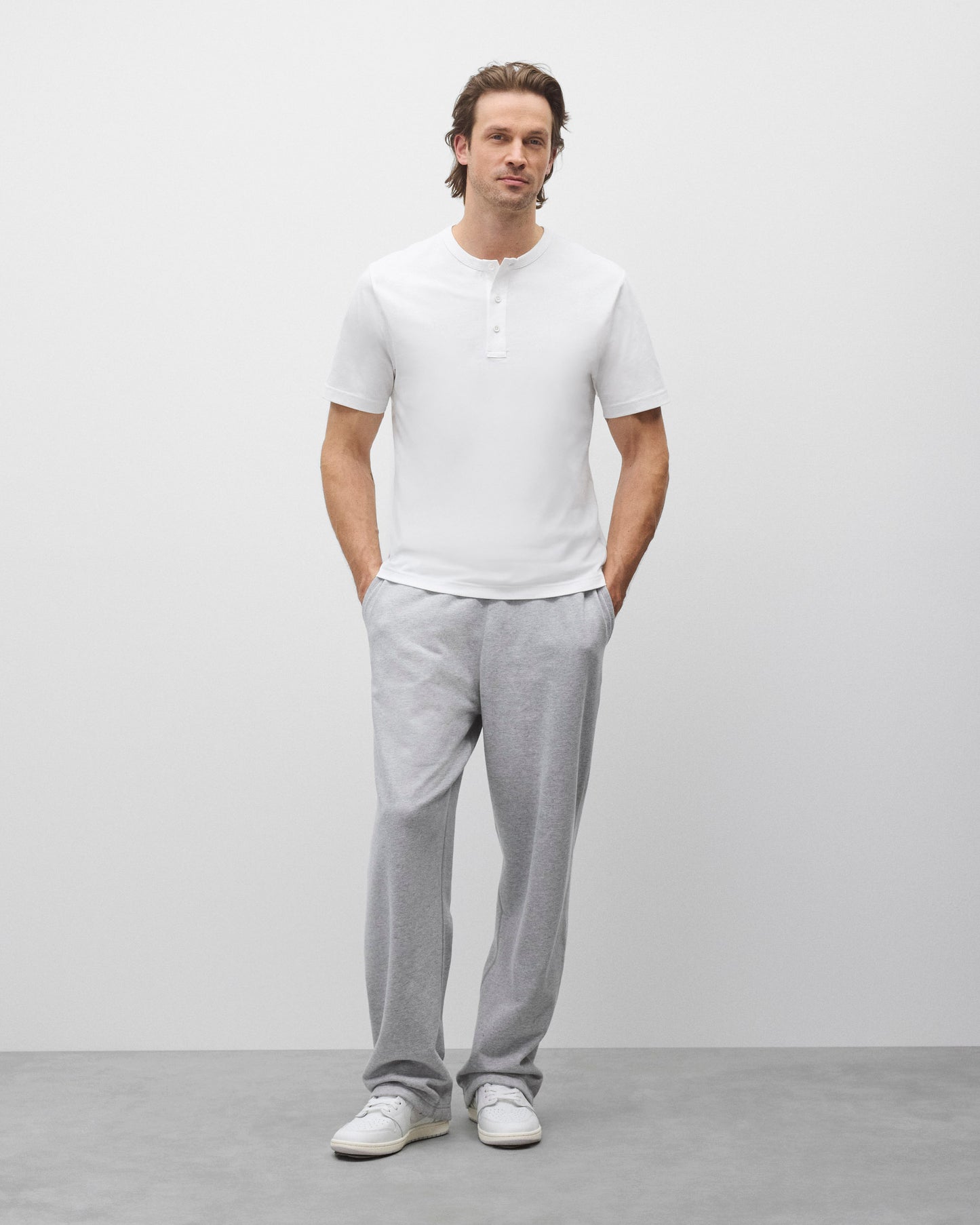 Lightweight Jersey Standard Short Sleeve Henley