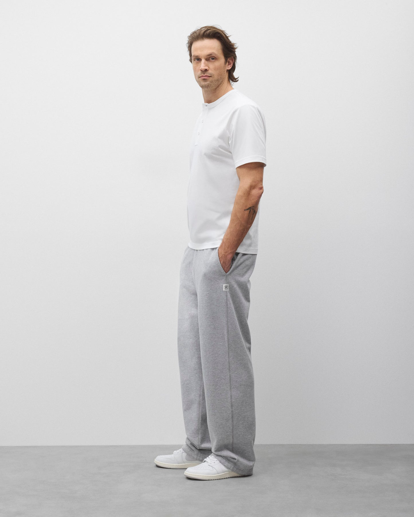 Lightweight Jersey Standard Short Sleeve Henley