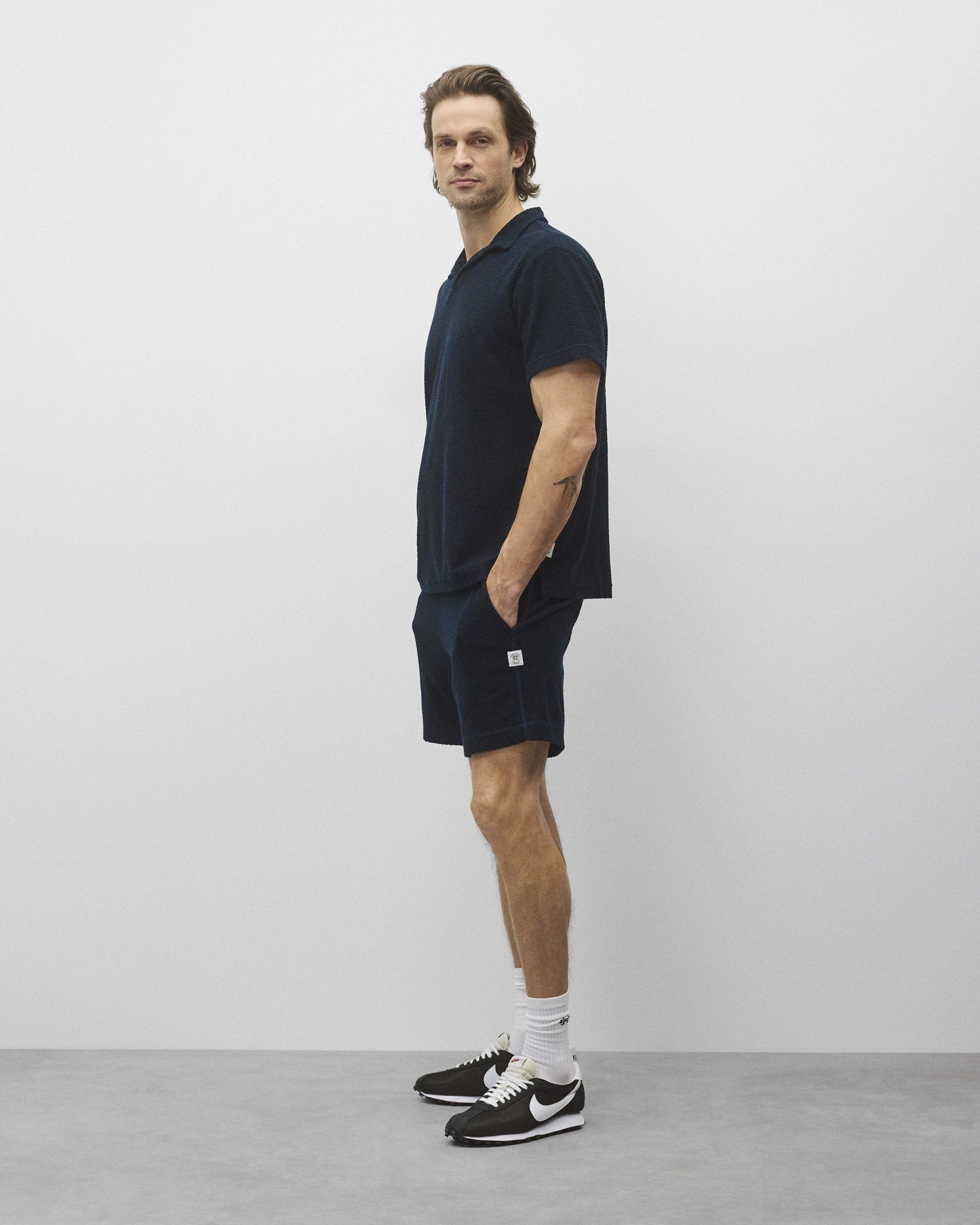 Textured Terry Standard Polo