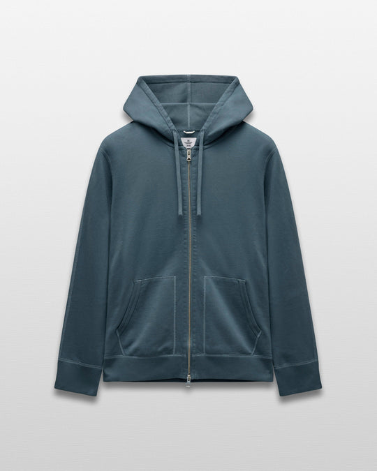 Midweight Terry Slim Zip Hoodie